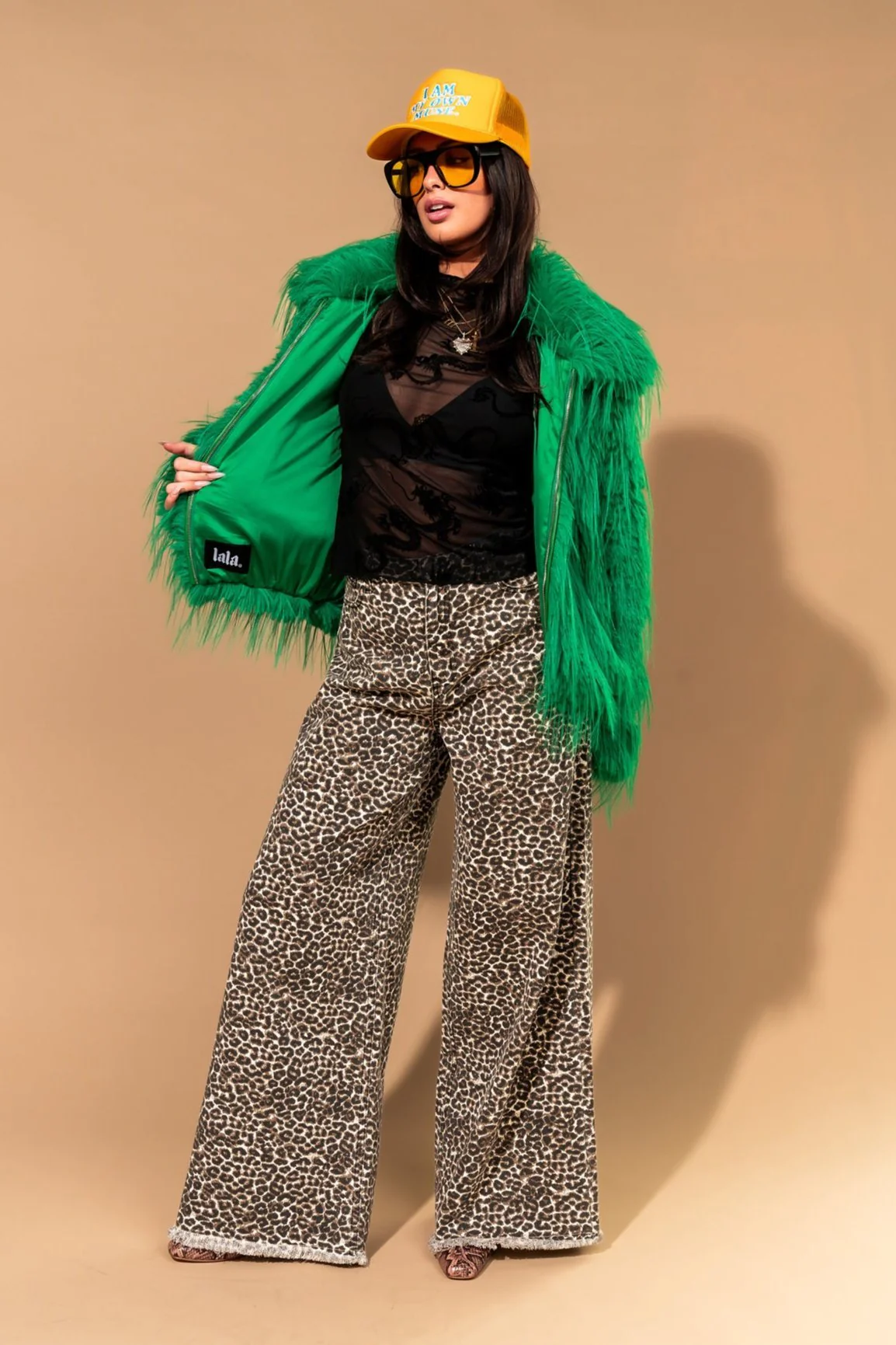 Beautiful Creature Faux Fur Coat - Image 5