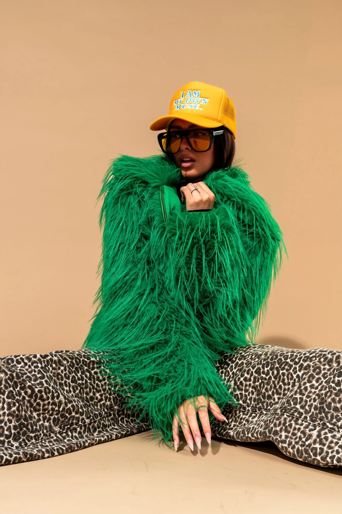 Beautiful Creature Faux Fur Coat - Image 6