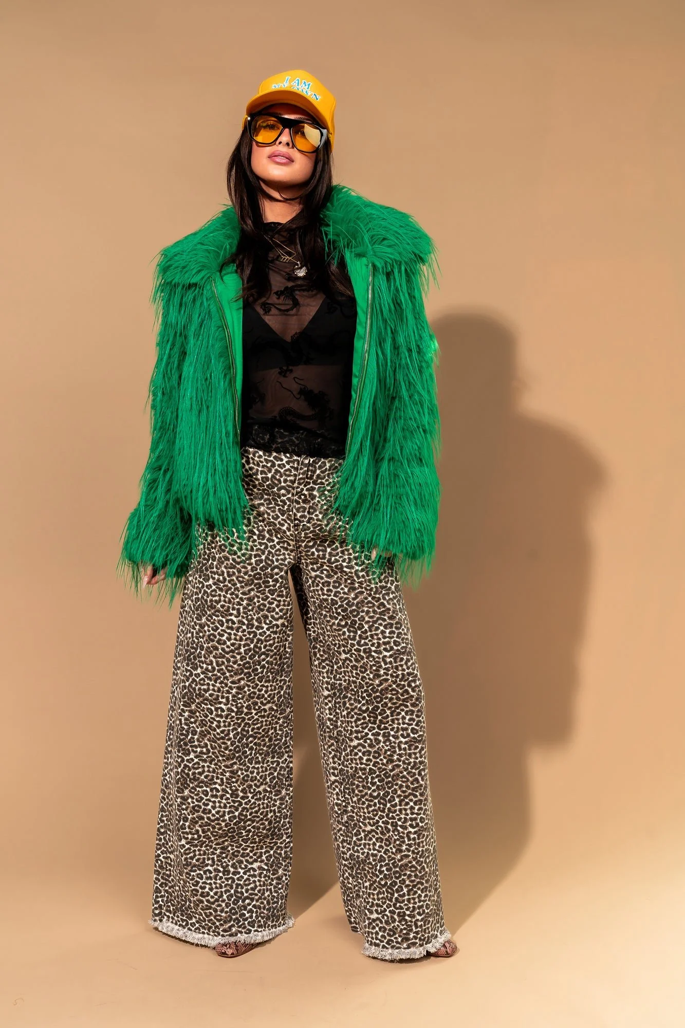 Beautiful Creature Faux Fur Coat - Image 8