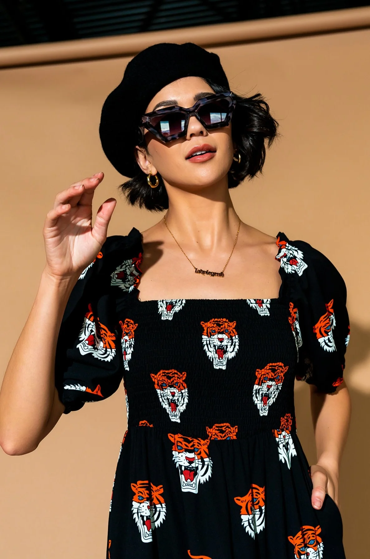 Feeling Fierce Smocked Dress - Image 10