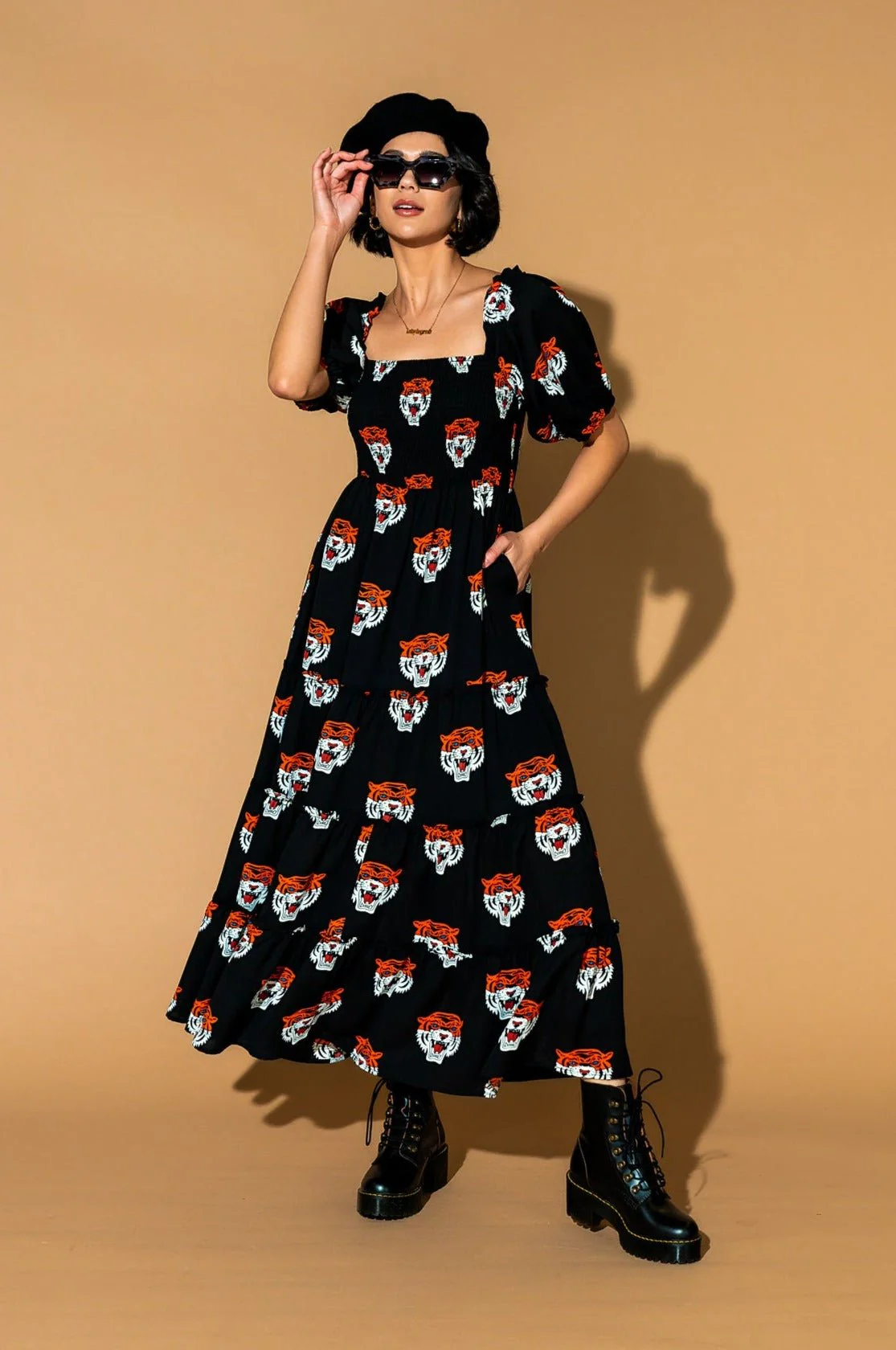 Feeling Fierce Smocked Dress - Image 11