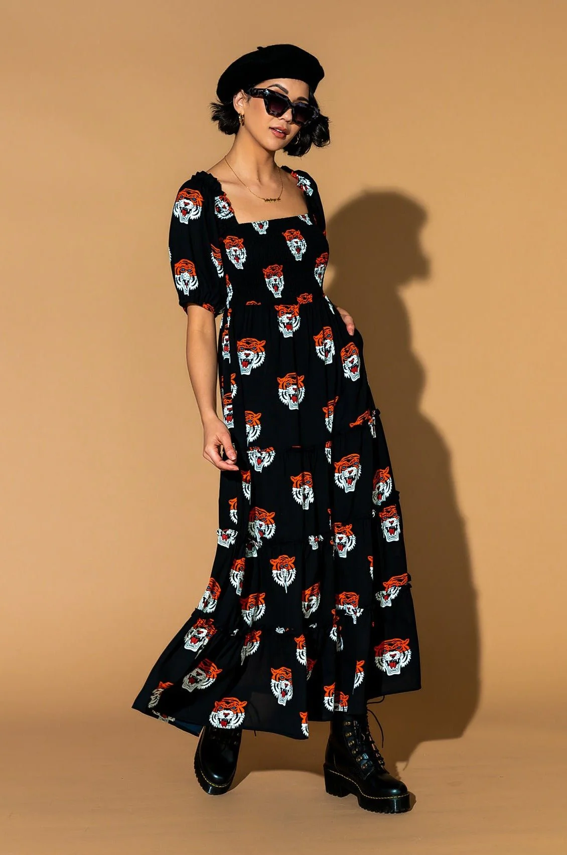 Feeling Fierce Smocked Dress - Image 4