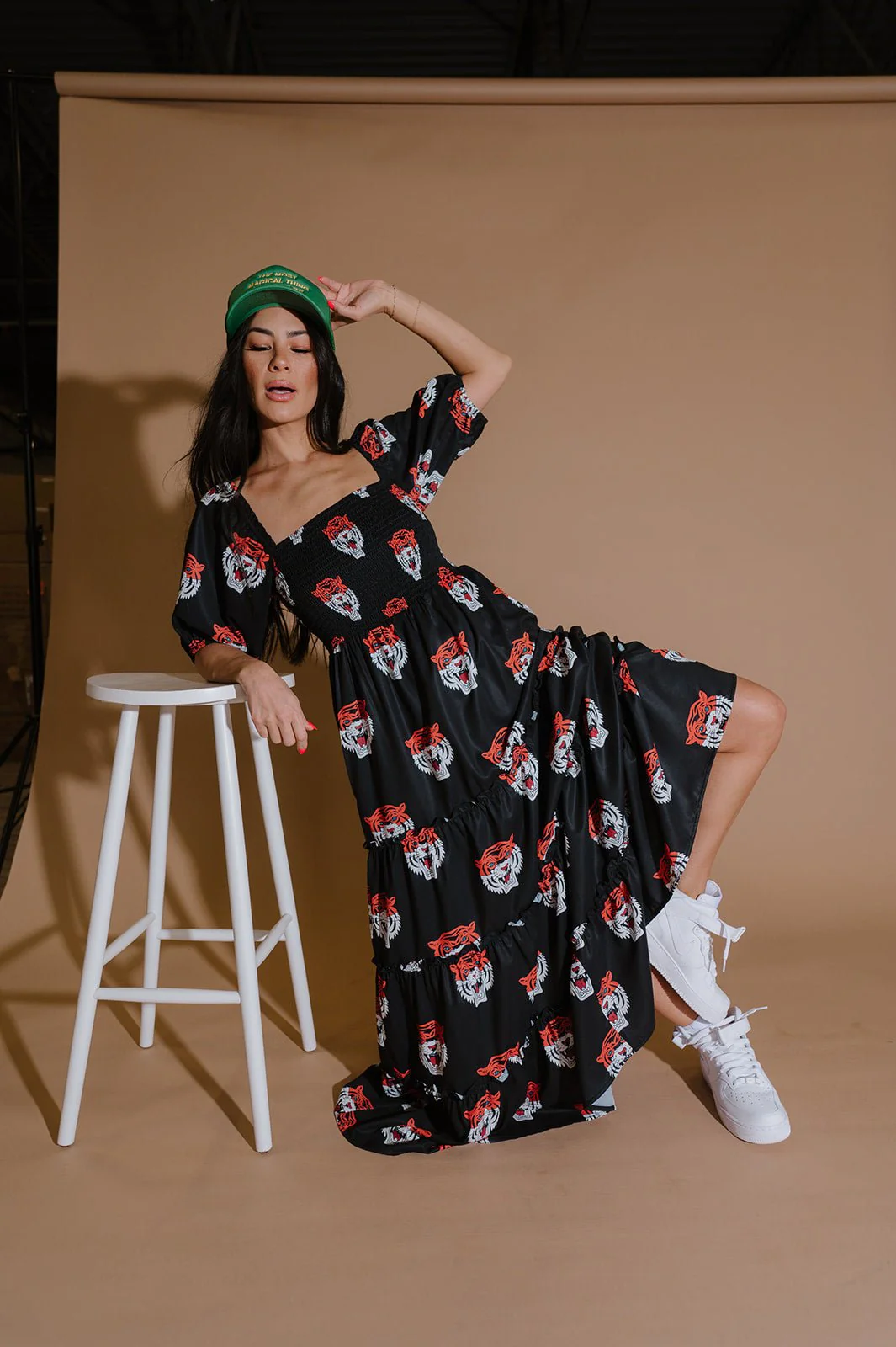 Feeling Fierce Smocked Dress - Image 7