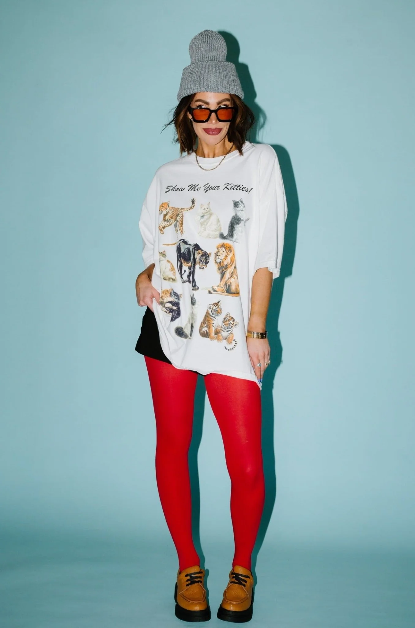 Kitties on Kitties Oversized Tee - Image 10