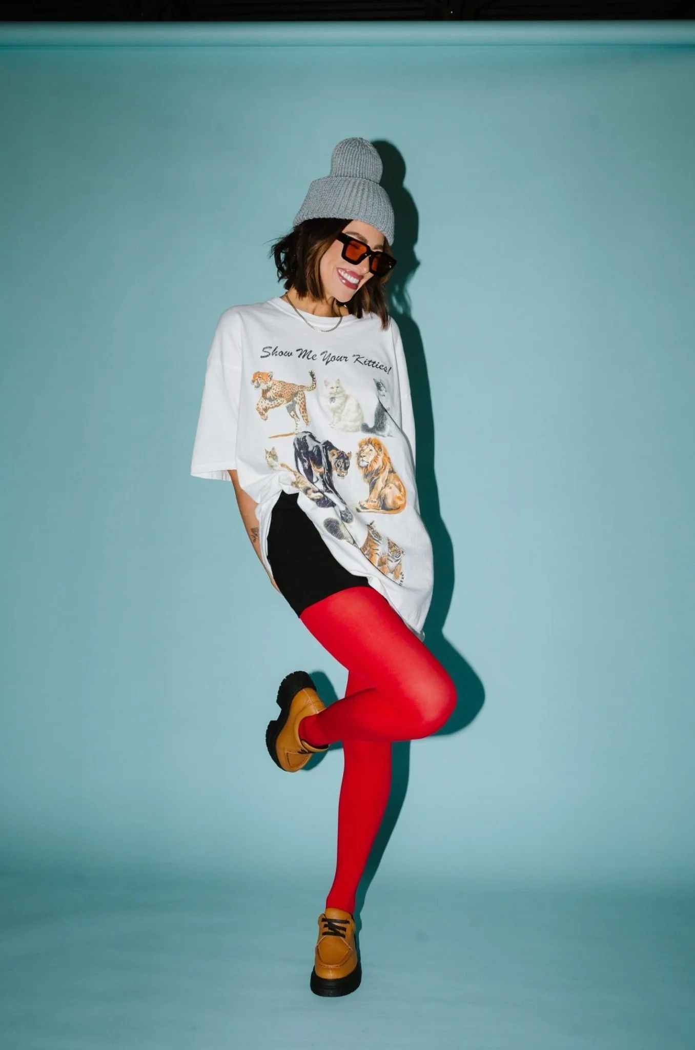 Kitties on Kitties Oversized Tee - Image 7