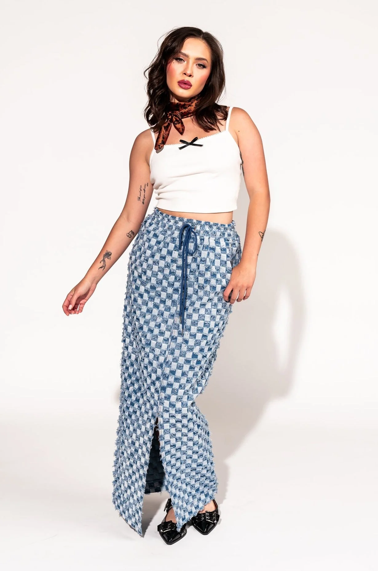 LOML Bow Tank in White - Image 7