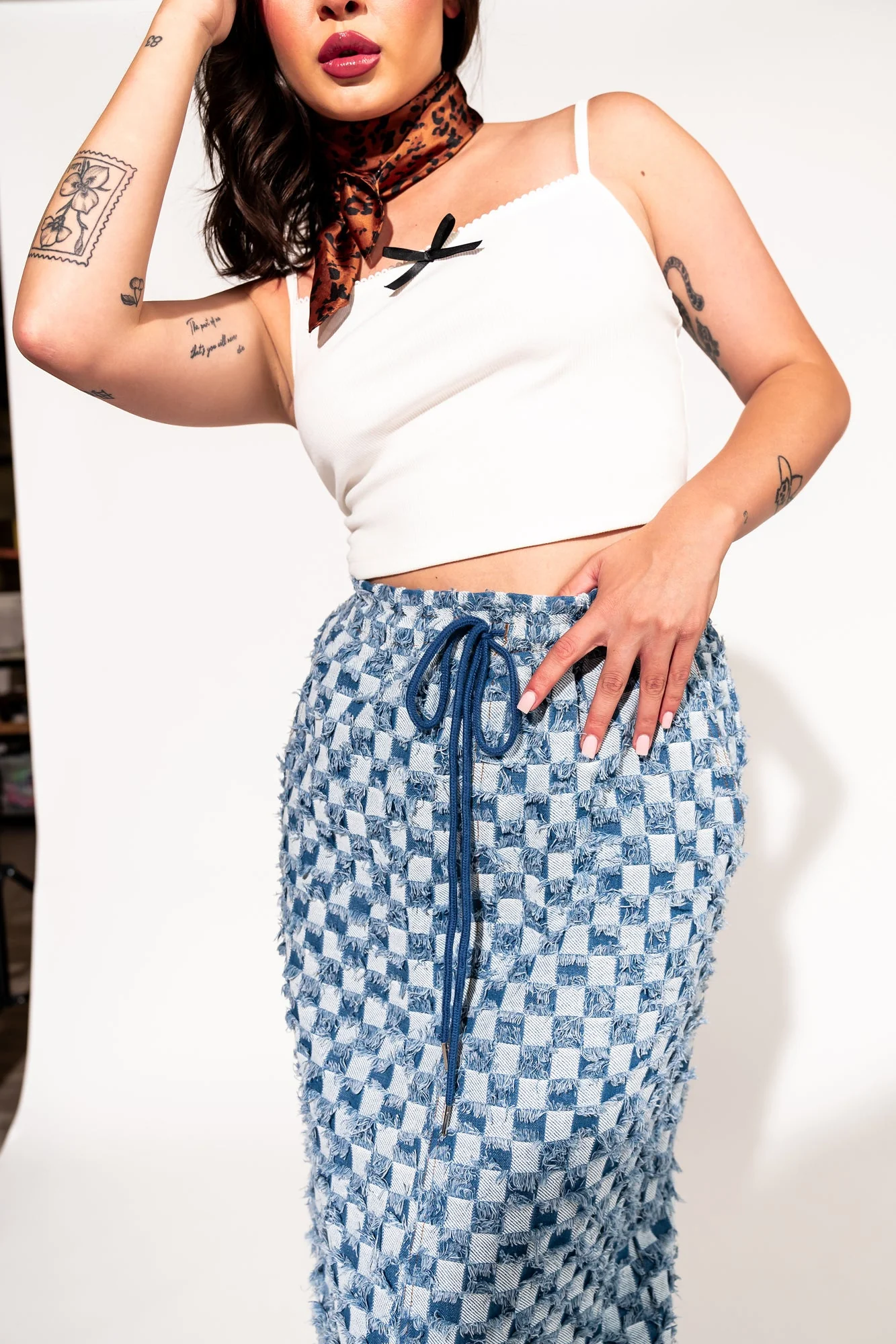 LOML Bow Tank in White - Image 8