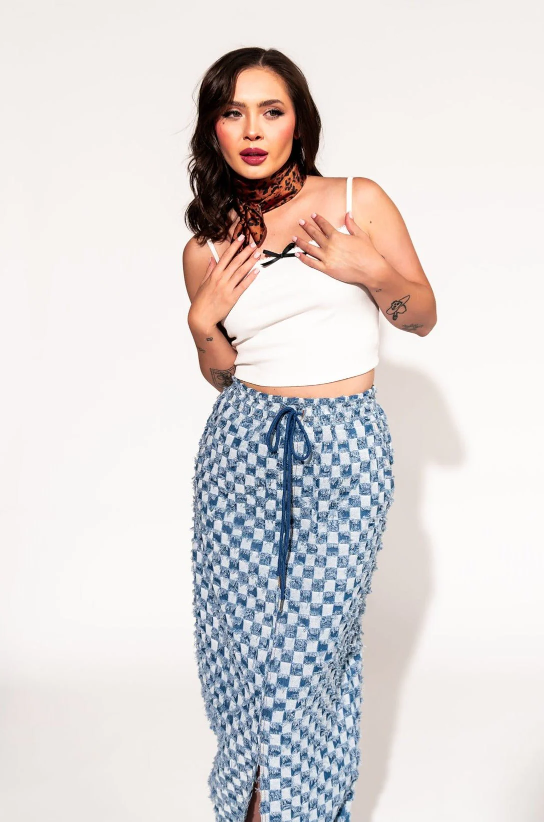 LOML Bow Tank in White - Image 9