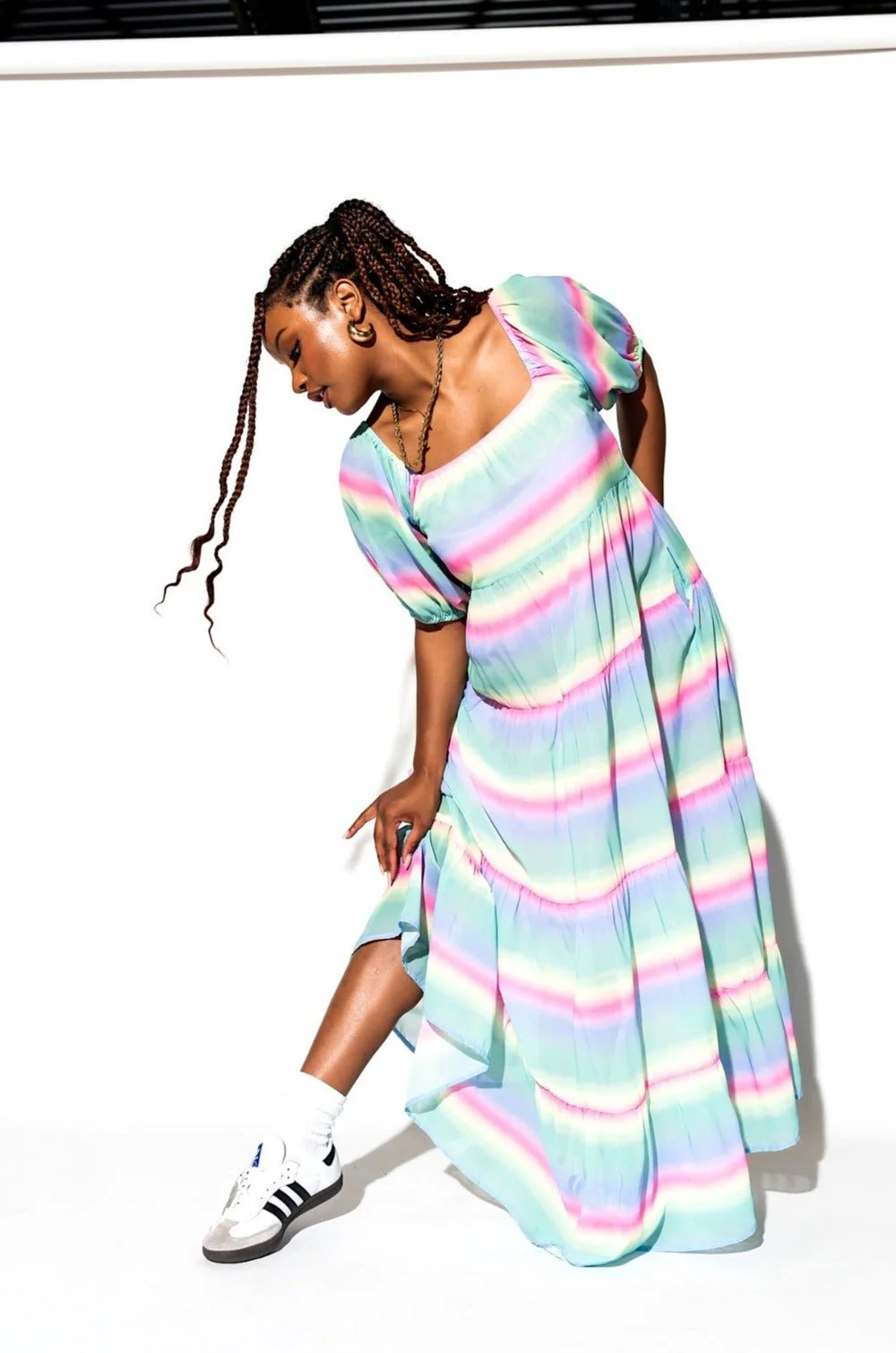 Lucky Lady Maxi Dress in Sugar High - Image 3